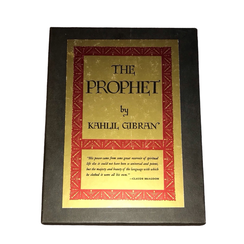 Vintage 1978 “The Prophet by Kahlil Gibran” Book